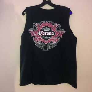 Corona Extra Men’s T-Shirt Cutted Tank Top Size. M